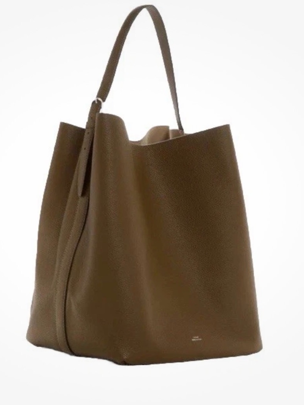 TOTEME Belted Tote Dark Taupe Shoulder Bag